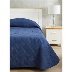 CozyCare Classic Bedspread, Navy
